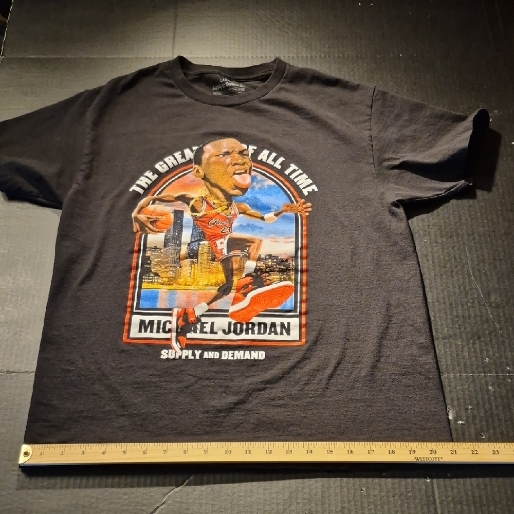 Black Michael Jordan Graphic T-Shirt